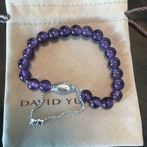 David Yurman Amethyst Spiritual Bead Bracelet